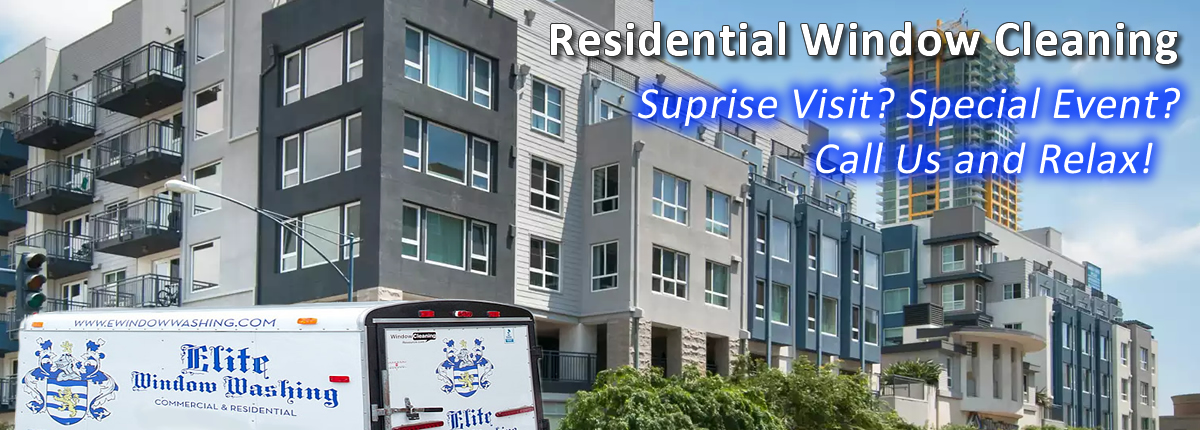 Residential window cleaning professionals of San Diego